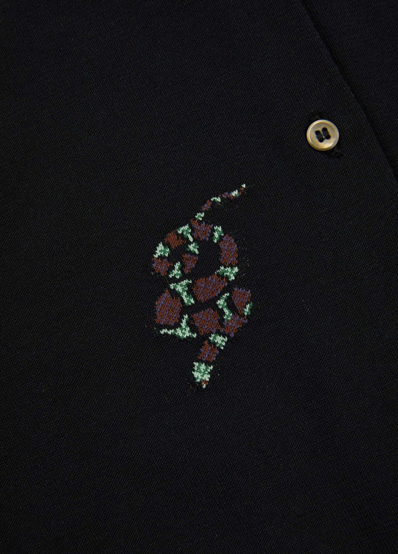 Cardigans / JNBY Classic Jacquard Long Sleeve Cropped Cardigan