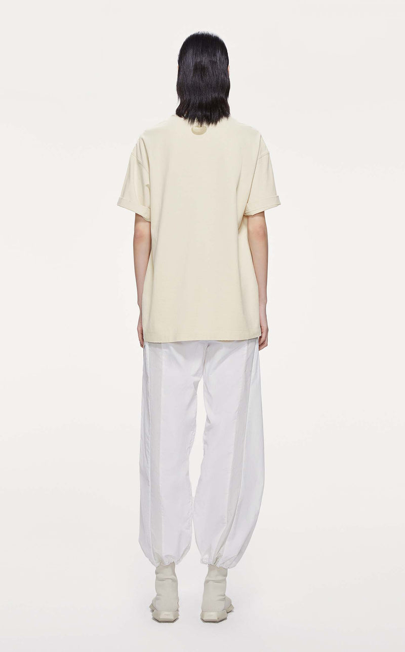 T-Shirt / JNBY Loose Fit Fashion Printed Crewneck T-Shirt