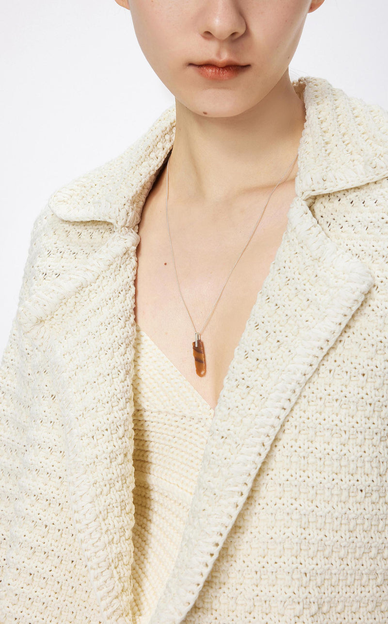 Cardigans / JNBY Loose Fit Irregular Hem Cropped Cardigan