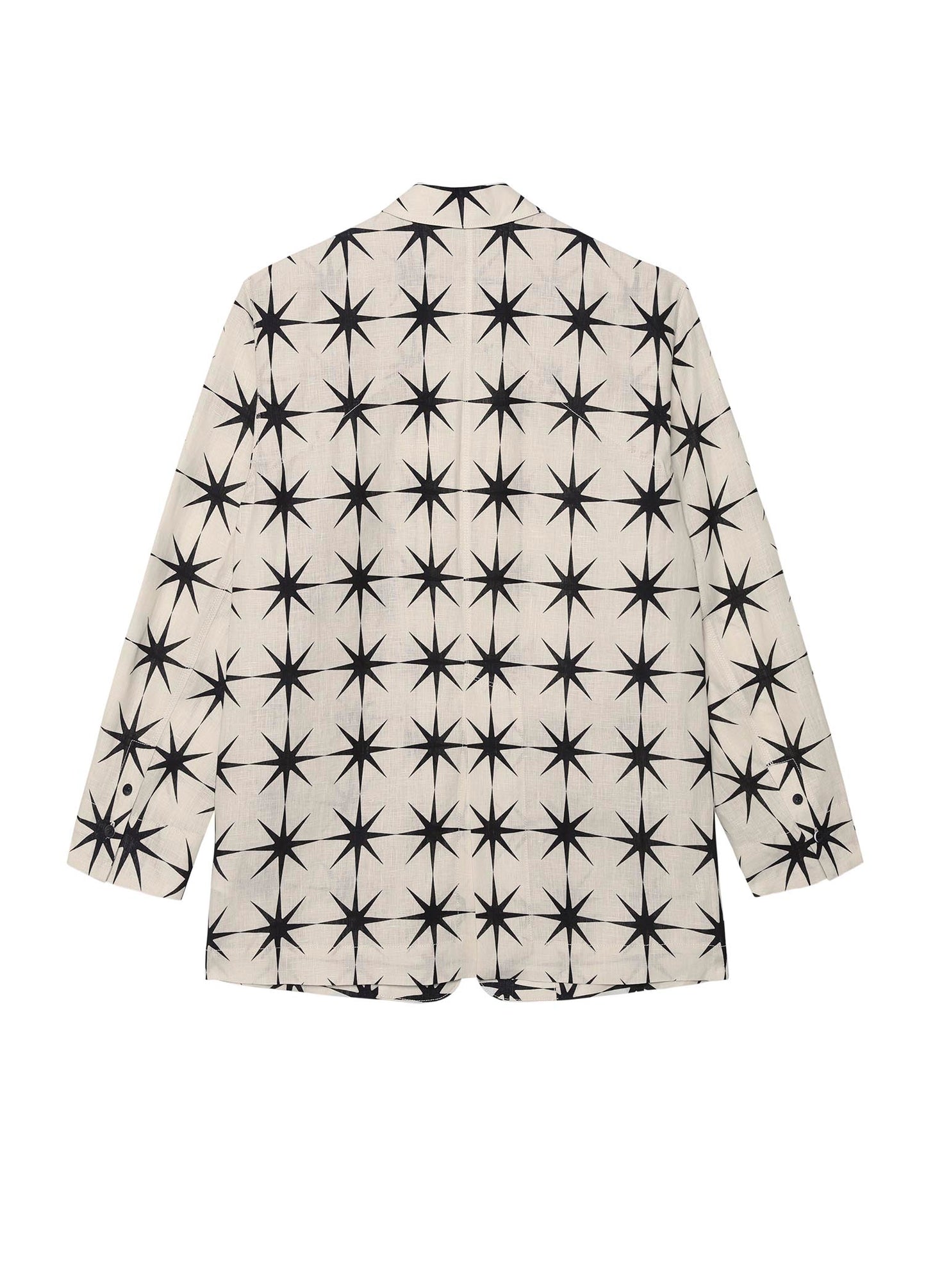 Blazers / JNBY Loose Fit Print Star Linen Blazer