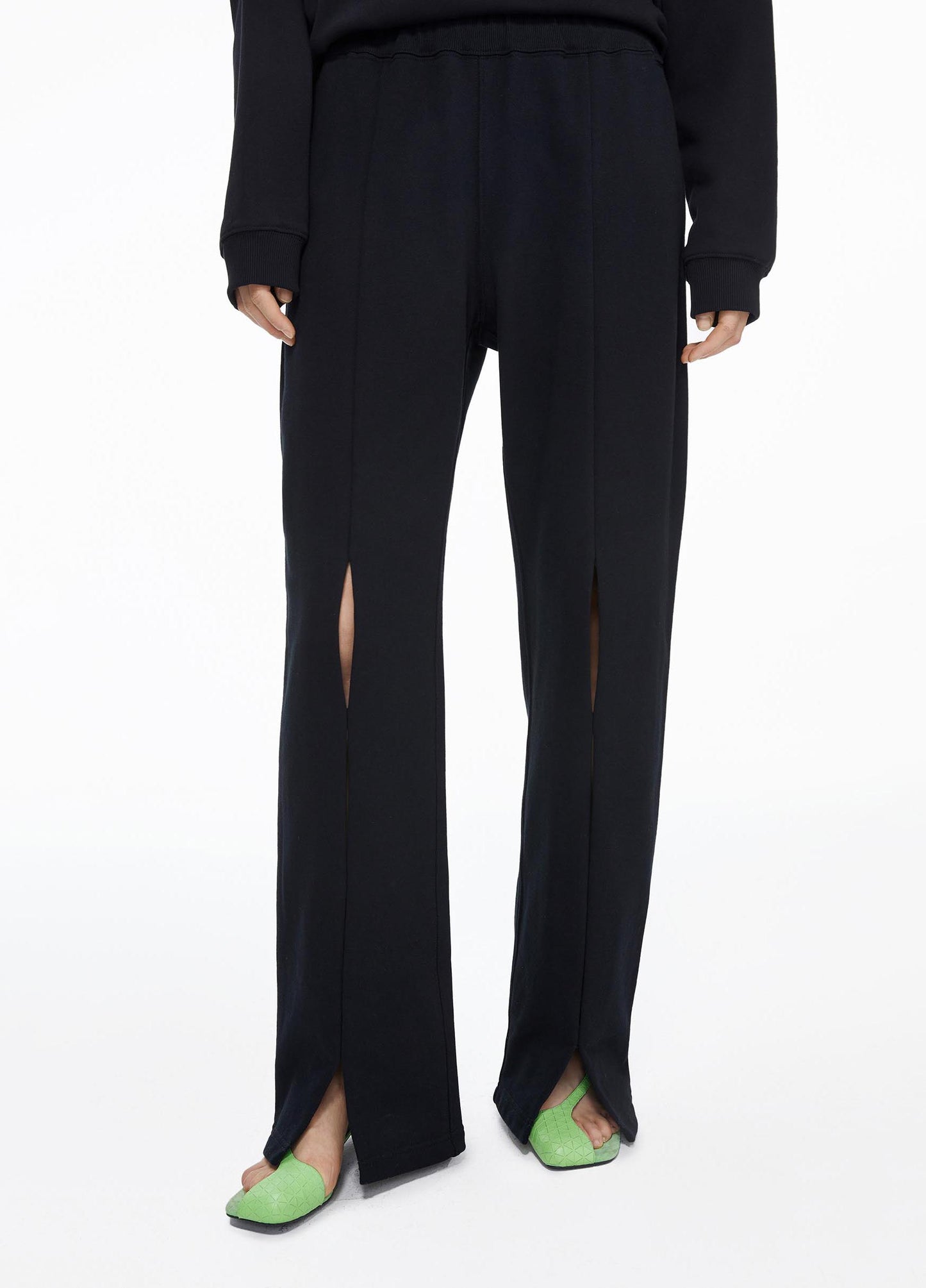 Pants / JNBY Loose Fit Fashion Cotton Casual Pants Black