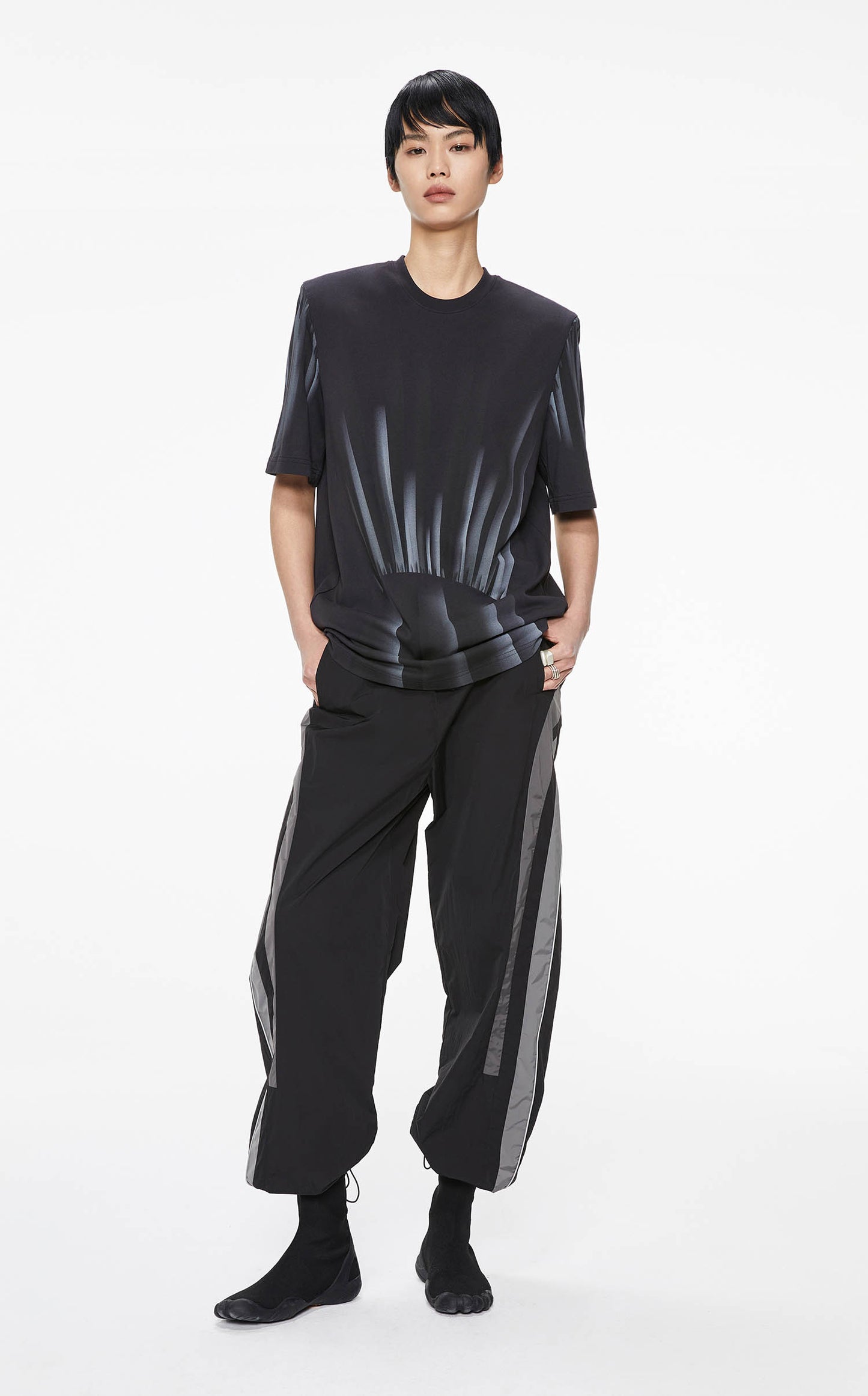 T-Shirt / JNBY Oversize Printed Short Sleeve T-Shirt