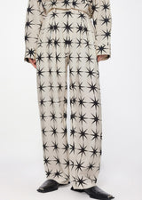 Pants / JNBY Loose Fit Full Print Linen Pants
